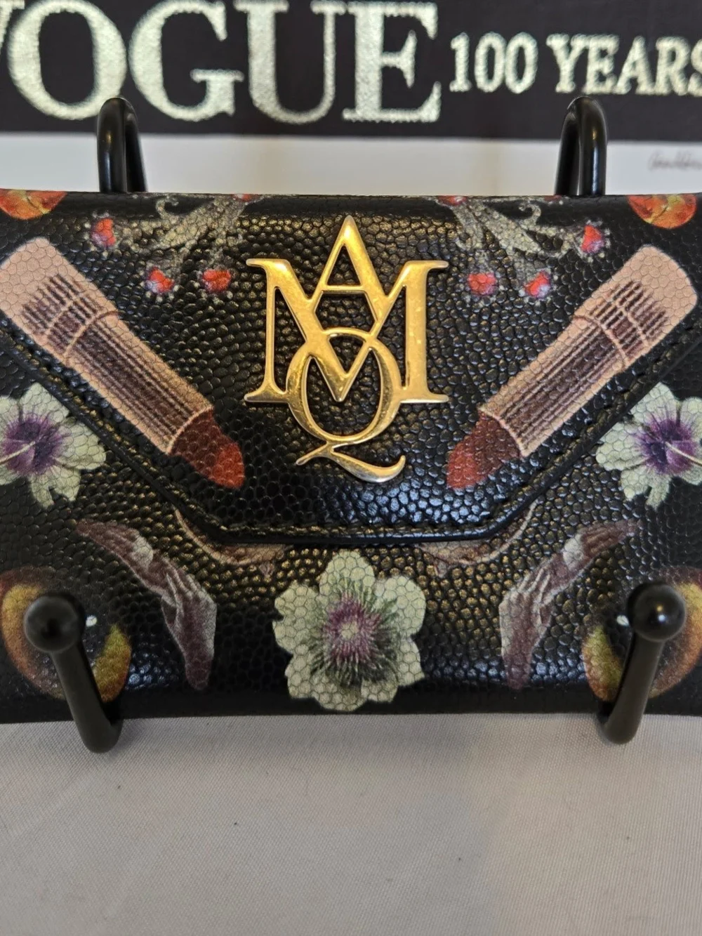 Alexander McQueen Obsession Insignia Flap Card Holder